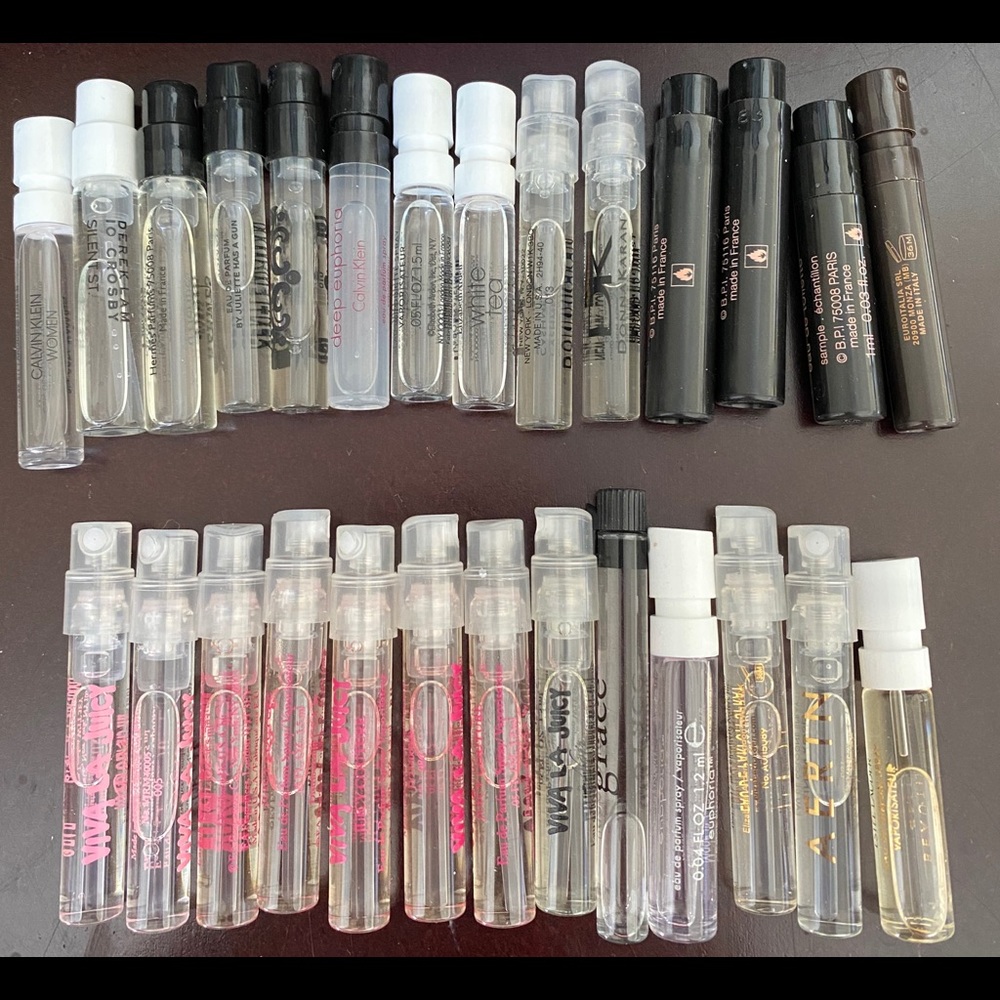 Fragrance samplers 27 lot bundle deluxe mini NEW